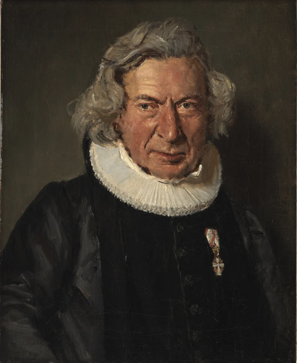 The Theologian  Andreas Gottlob Rudelbach, by Christian Albrecht Jensen, oil, 1858