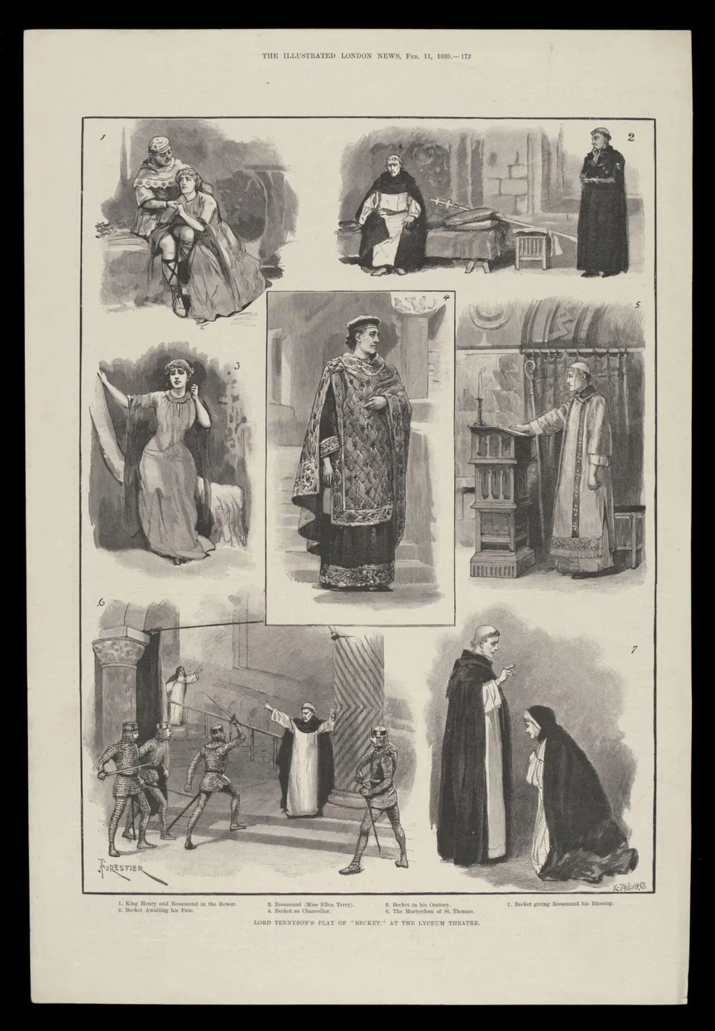 H Beard Print Collection, by Amedée Forestier, 11
