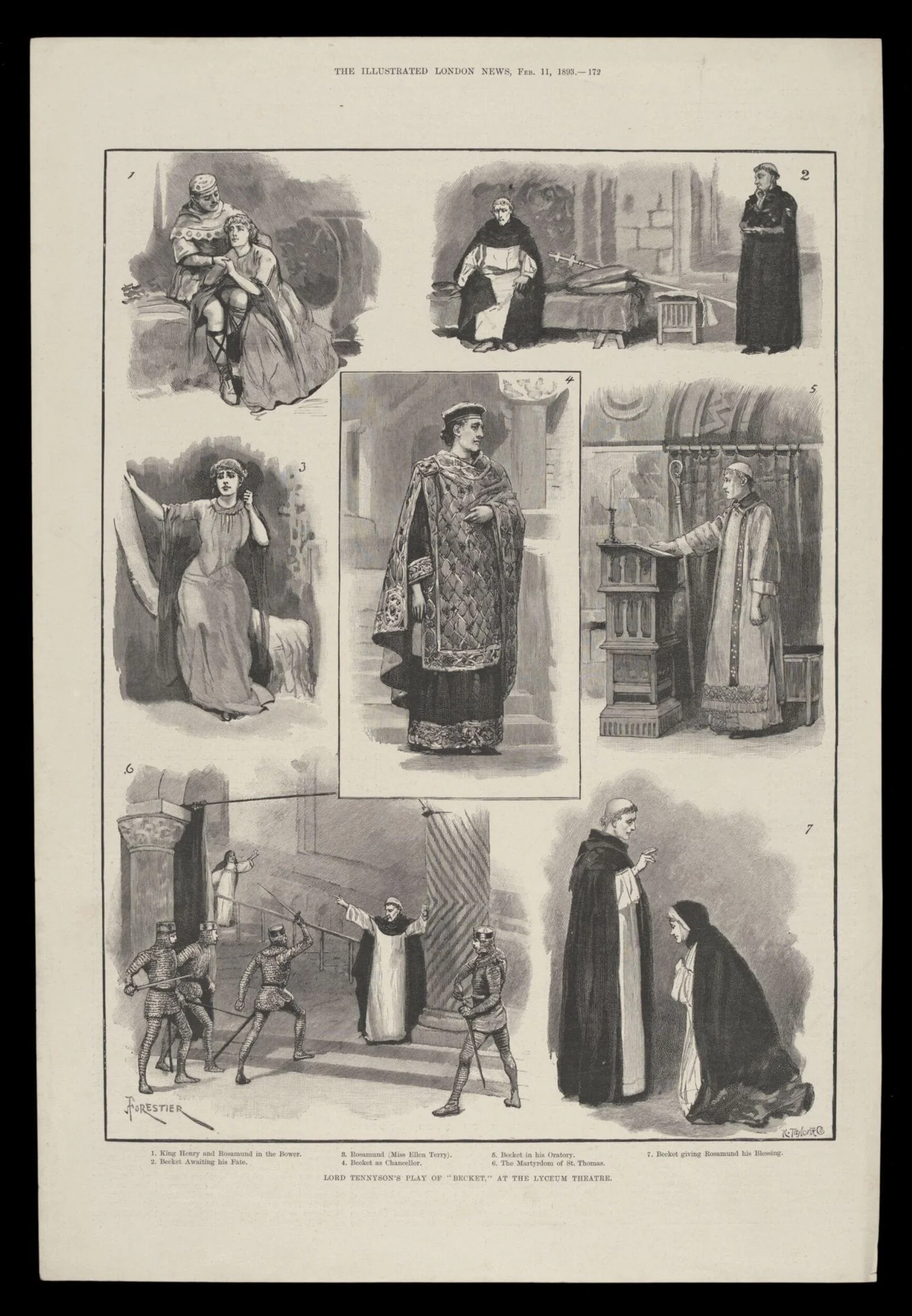 H Beard Print Collection, detail