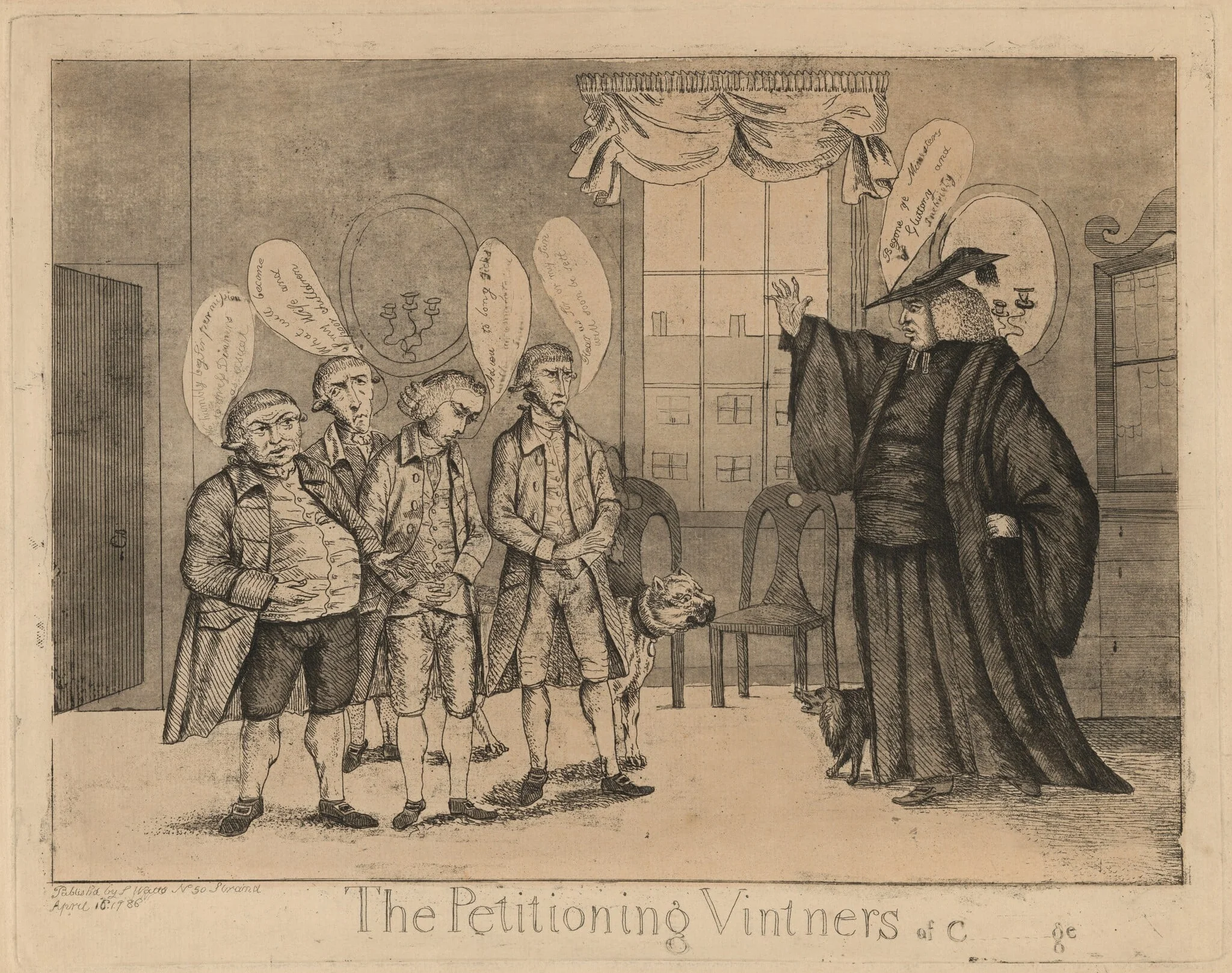 The Petitioning Vintners, detail