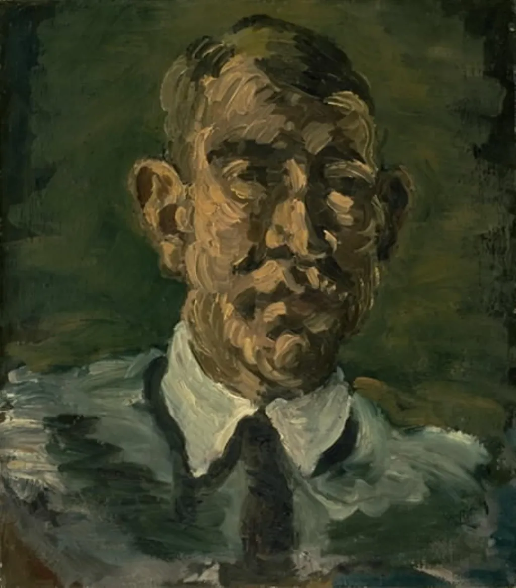 Self-Portrait, by Vilhelm Lundstrøm, oil, 1921
