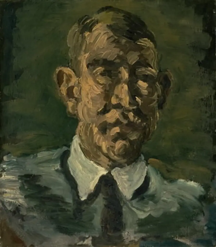 Self-Portrait, by Vilhelm Lundstrøm, oil, 1921