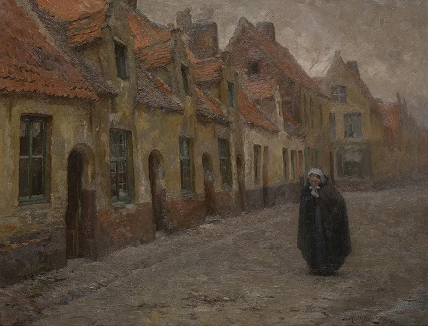 De Rolweg in Brugge, detail