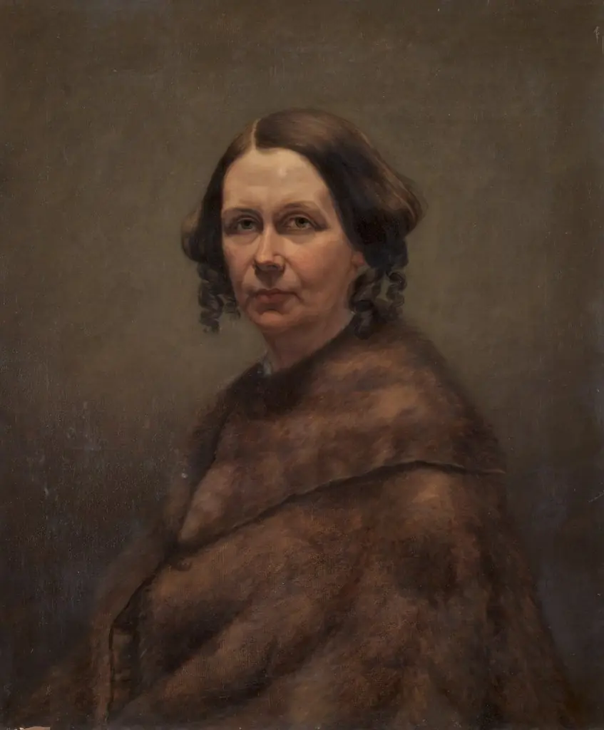 Mrs. Goss, by Caroline L. Ormes Ransom, oil, 1854