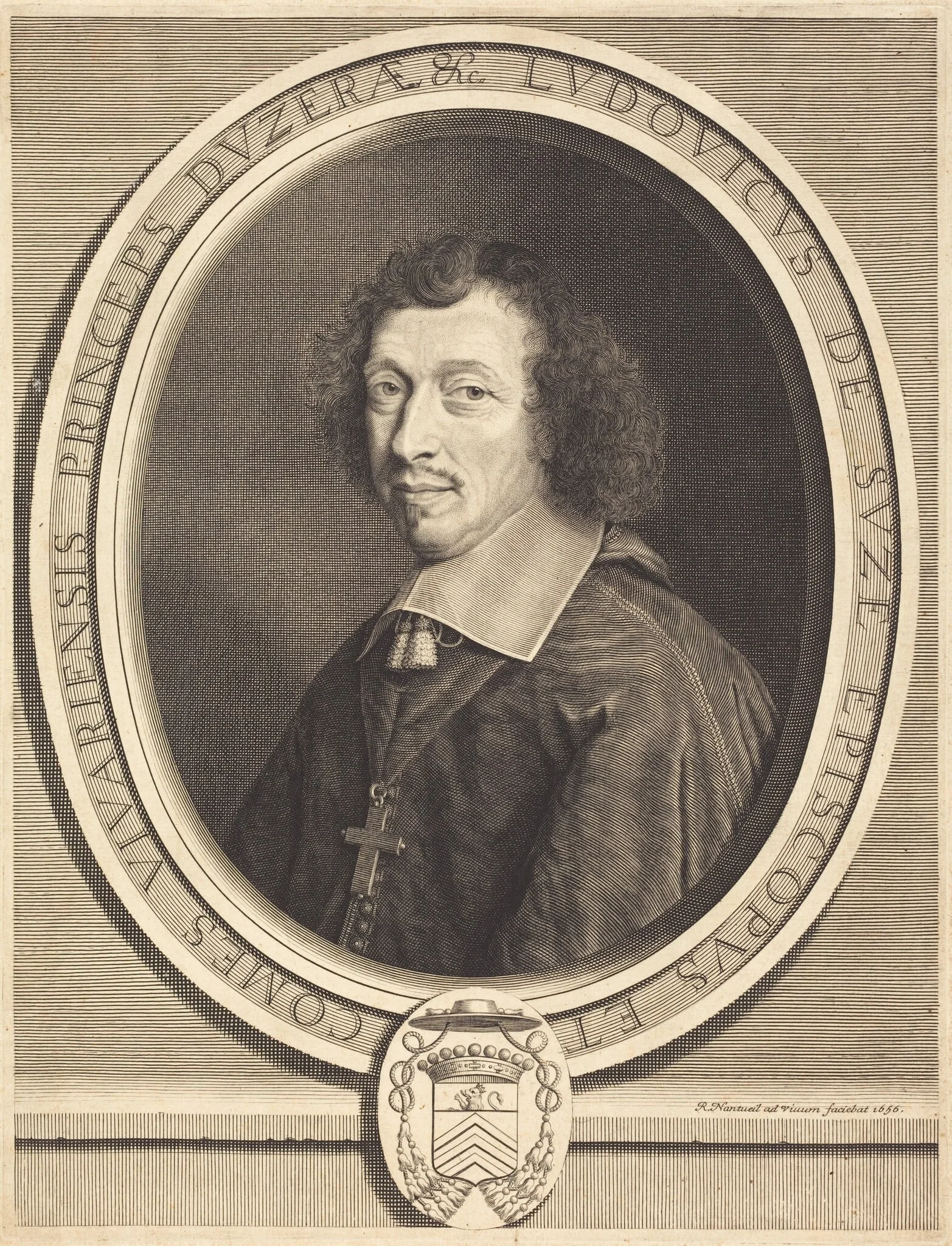 Louis-Francois de La Baume de Suze, detail
