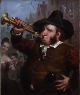 Anthony Van Corlear (painting), by Charles Loring Elliott, oil, 1858