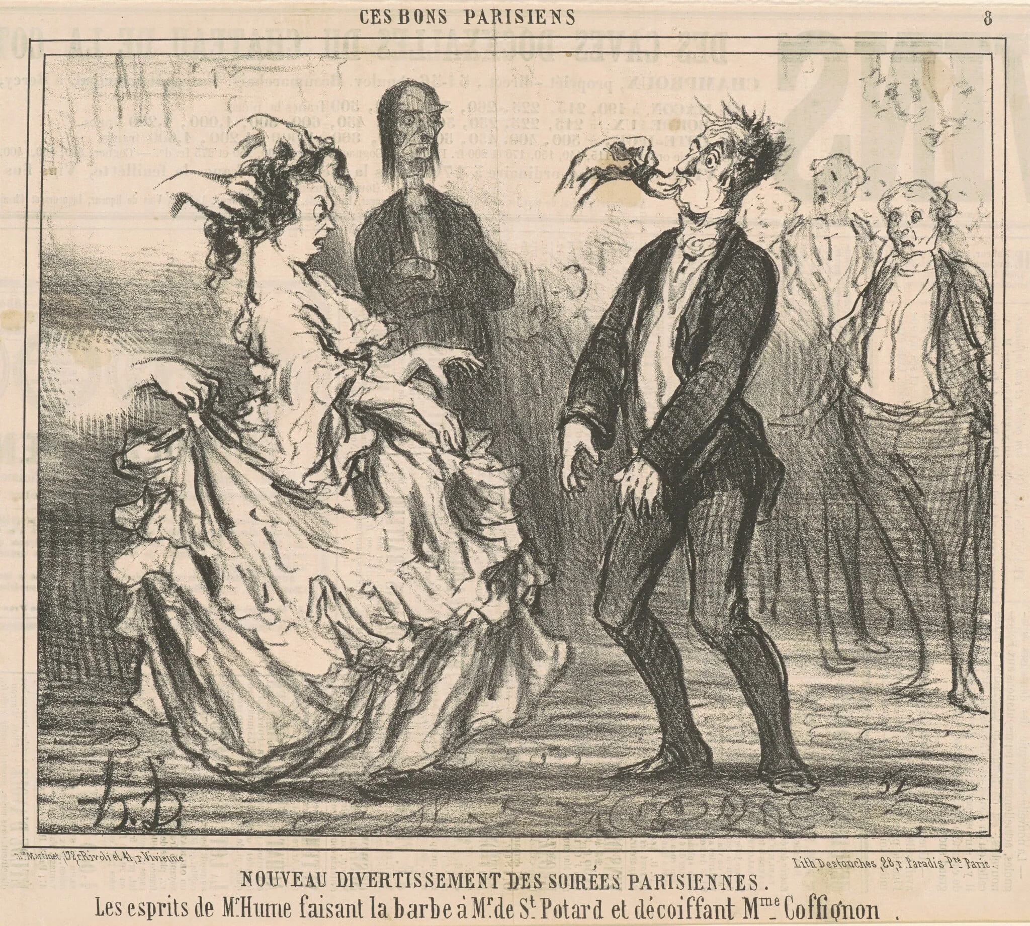 Nouveau divertissement des soirées, detail