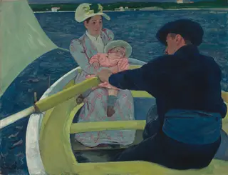 The Boating Party, by Mary Cassatt, oil, 1894