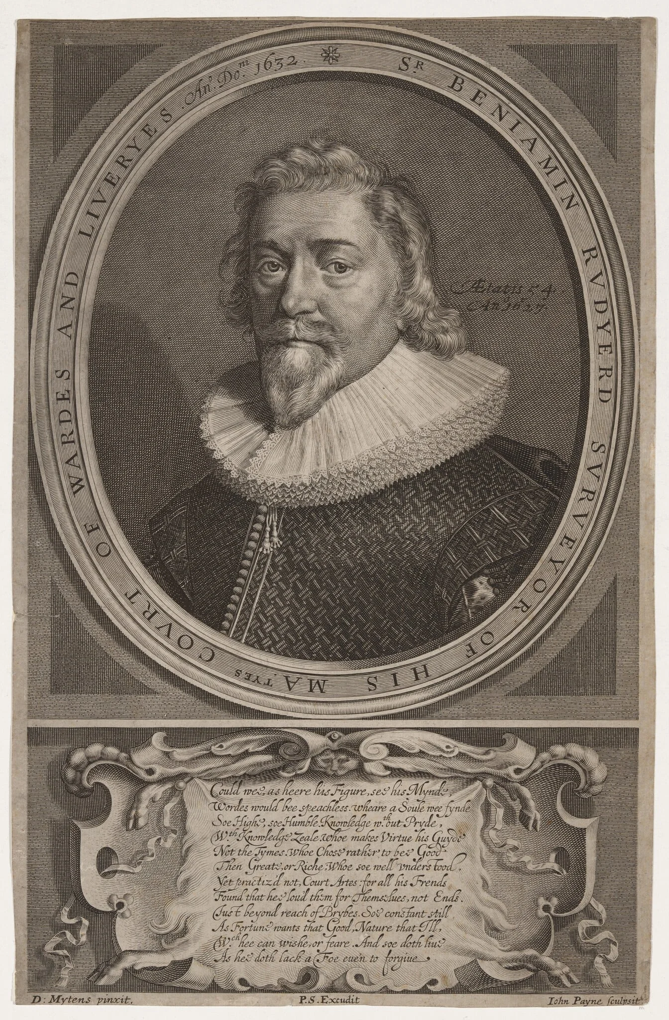 Sir Benjamin Rudyerd, detail