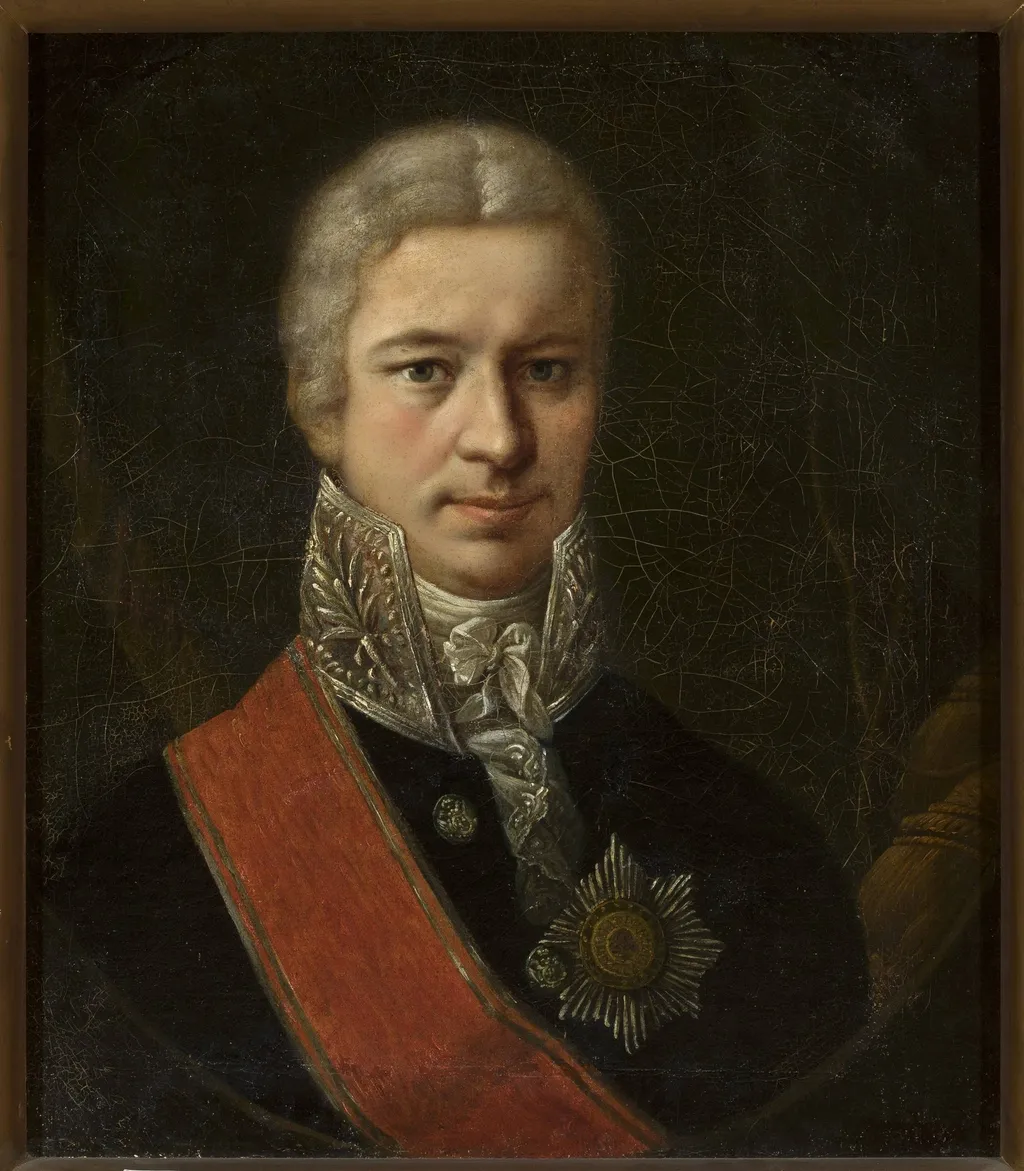 Portrait of Miączyński, voivode, by Józef Brodowski the Elder, oil, 1816