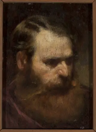 Portrait of a man, by Tytus Pilecki, oil, 1883