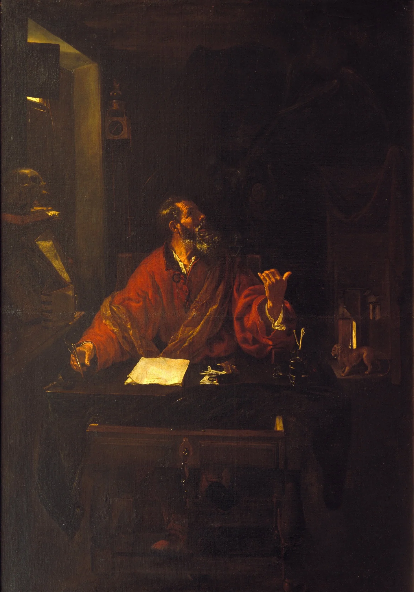 Saint Jerome, detail