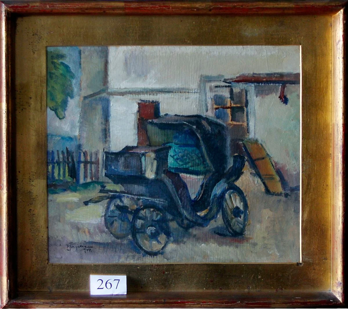 Curtea cu trăsuri, detail