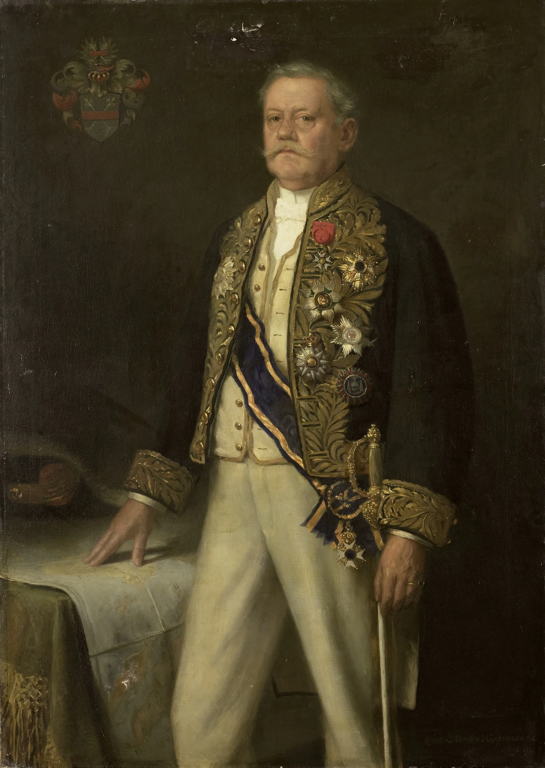 Carel Herman Aart van der Wijck (1840-1914). Gouverneur-generaal (1893-99), detail