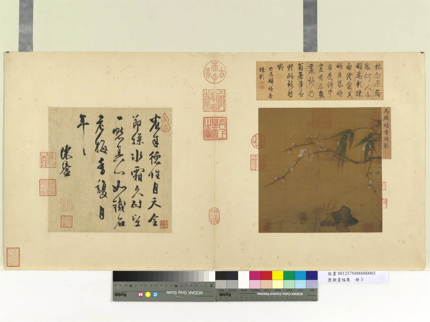 宋馬麟暗香疏影, detail