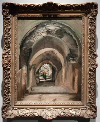 Ancient Arch, by Tivadar Csontváry Kosztka, oil, 1899