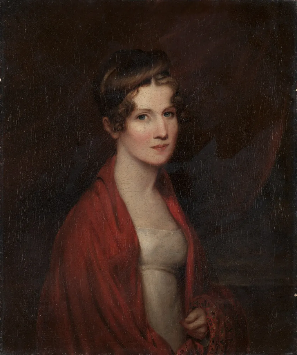 Mary Fairlie Cooper, by William Dunlap, oil, 1814