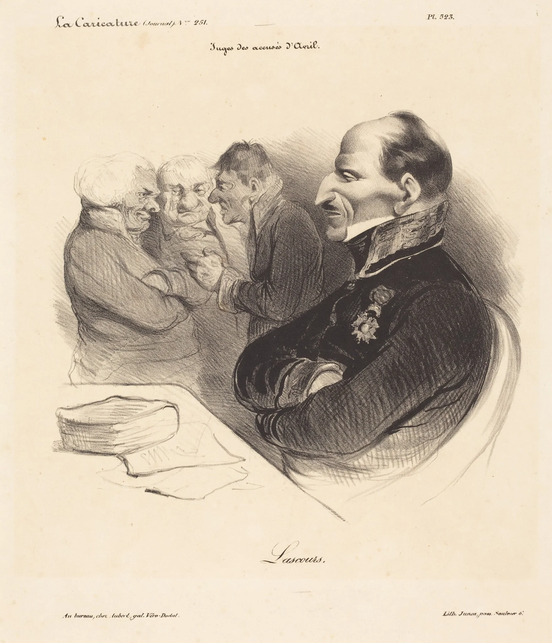 Baron de Lascours, detail