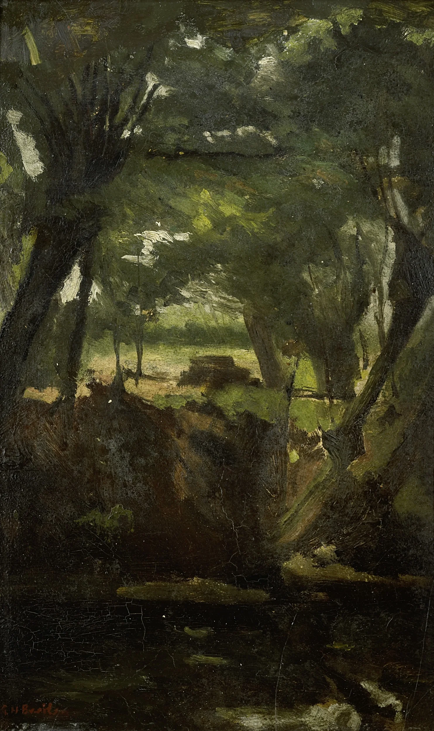 View in the Woods, detail