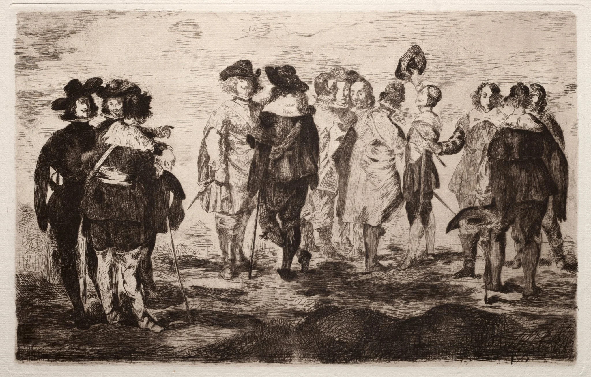 Les petits cavaliers, detail