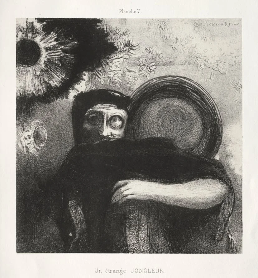 A Strange Juggler, detail