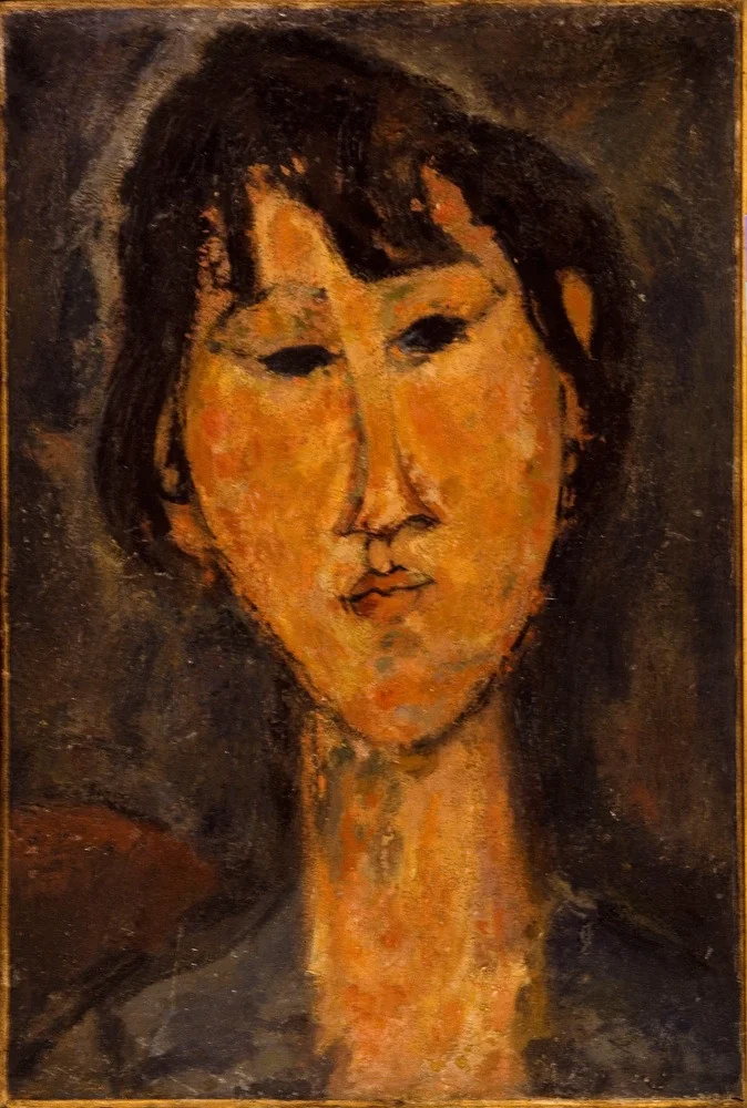 Tête de femme, detail