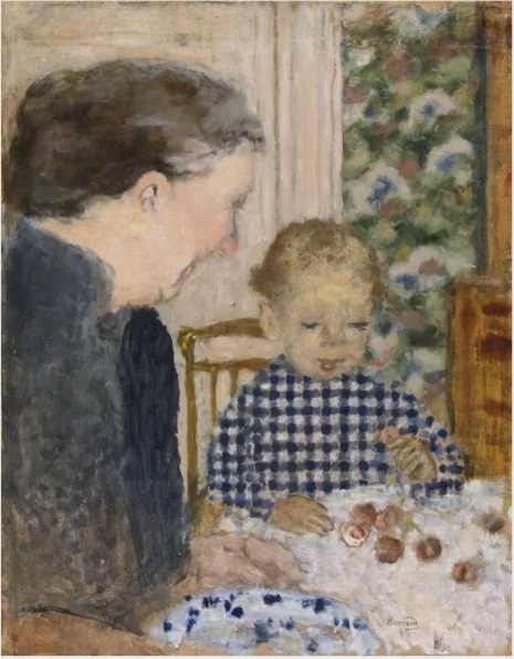 Boy Eating Cherries, detail