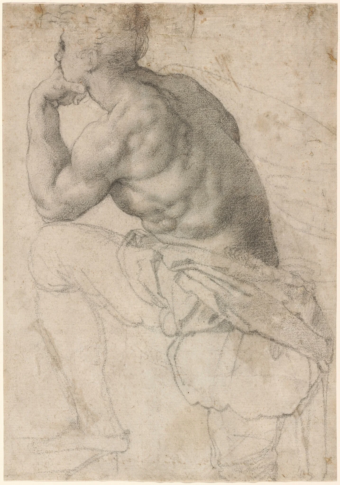 A Pearl Diver, detail