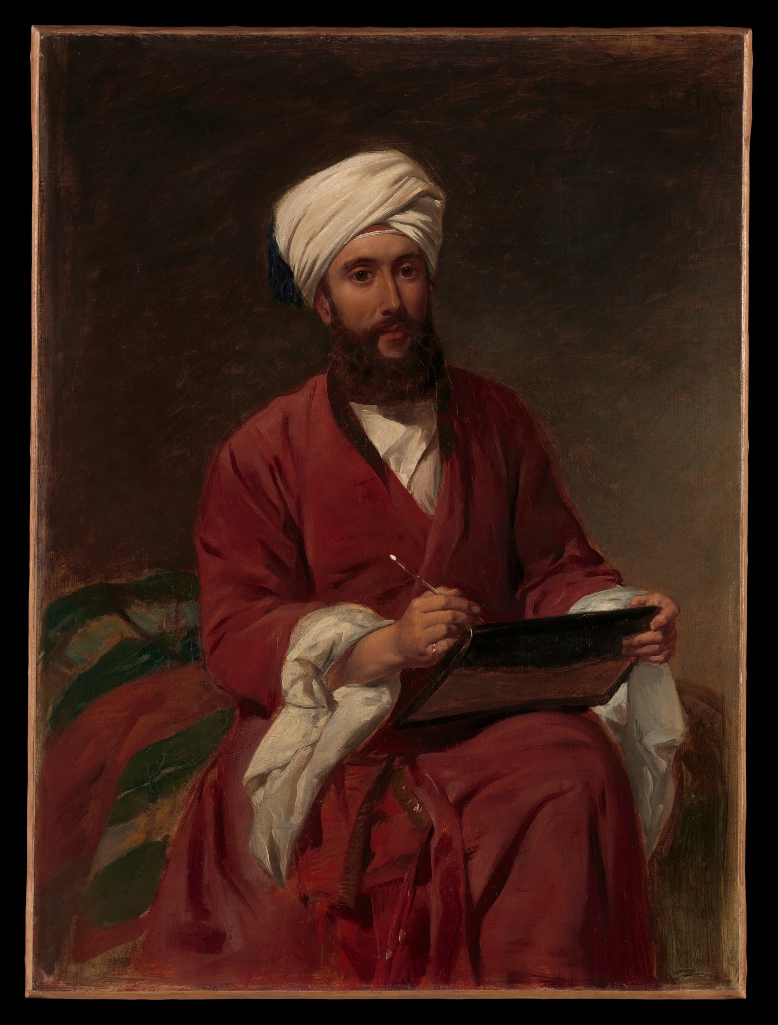 William Edward Dighton (1822–1853) in Middle Eastern Dress, detail