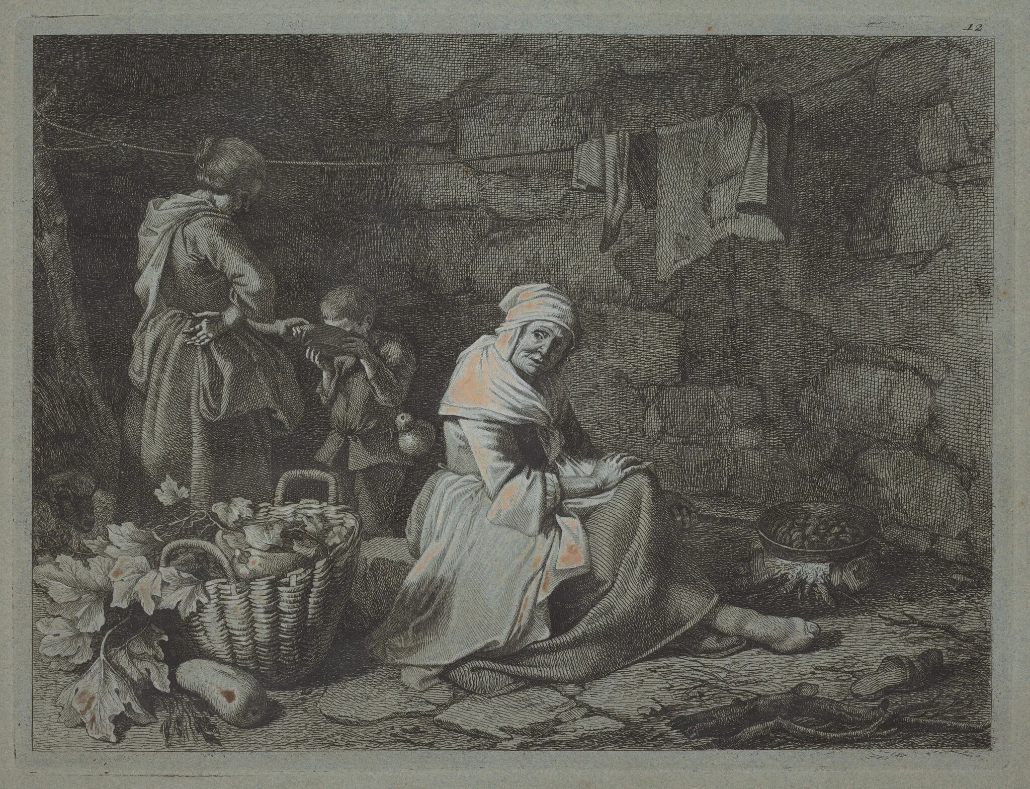 Interior of a House, detail