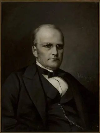 Portrait of Stanisław Moniuszko, by Tytus Maleszewski, oil, 1865