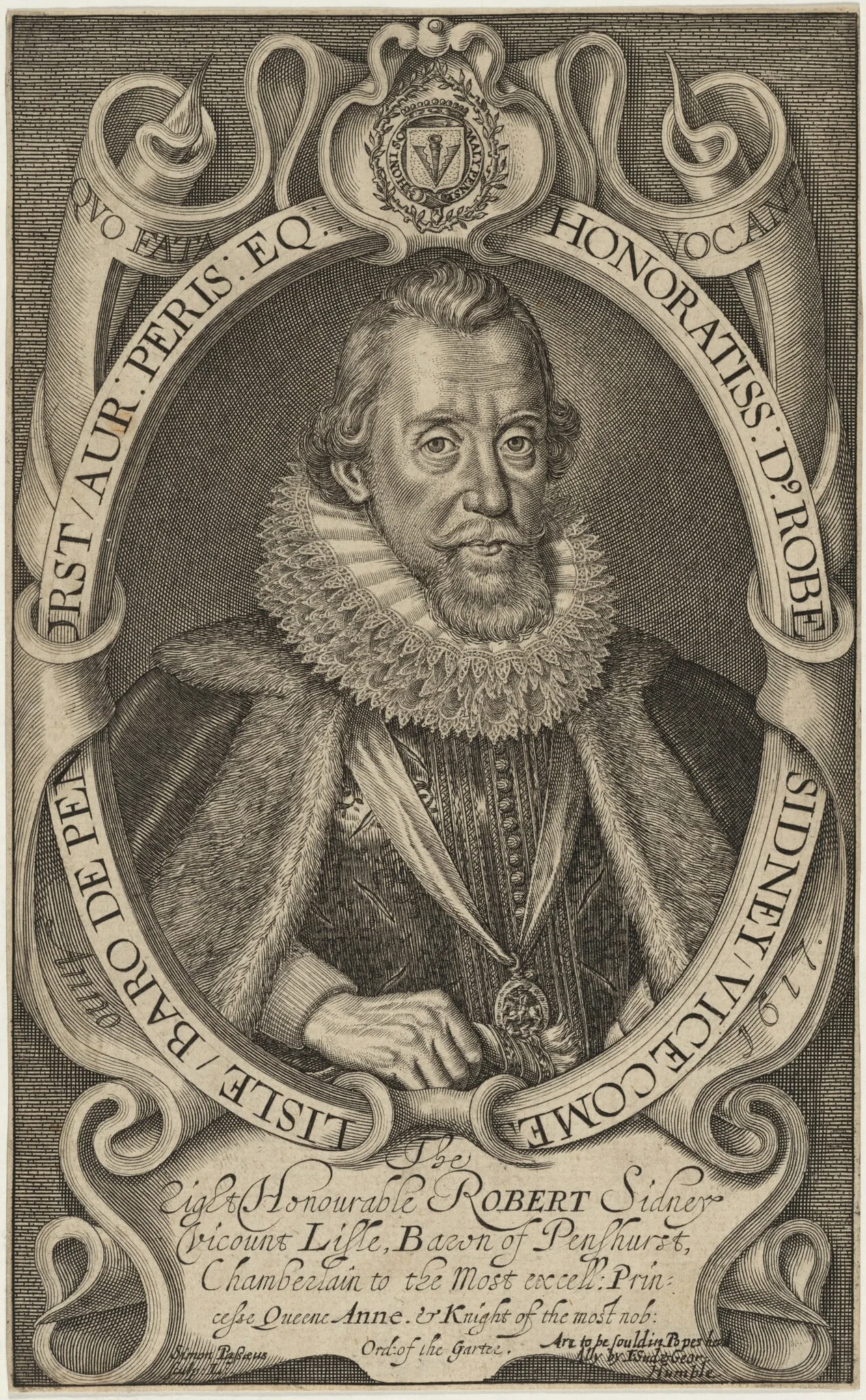 Robert Sidney, First Earl of Leicester, detail