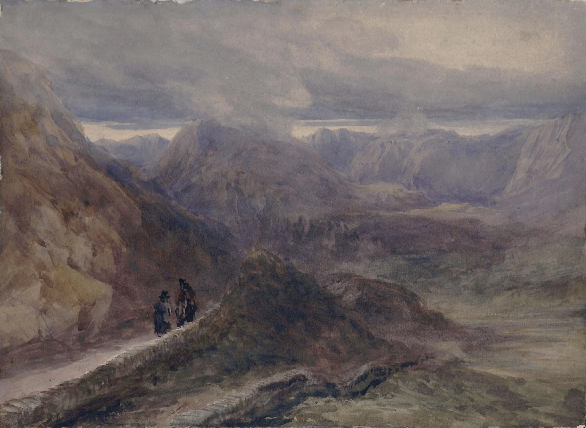 A Welsh Landscape, detail