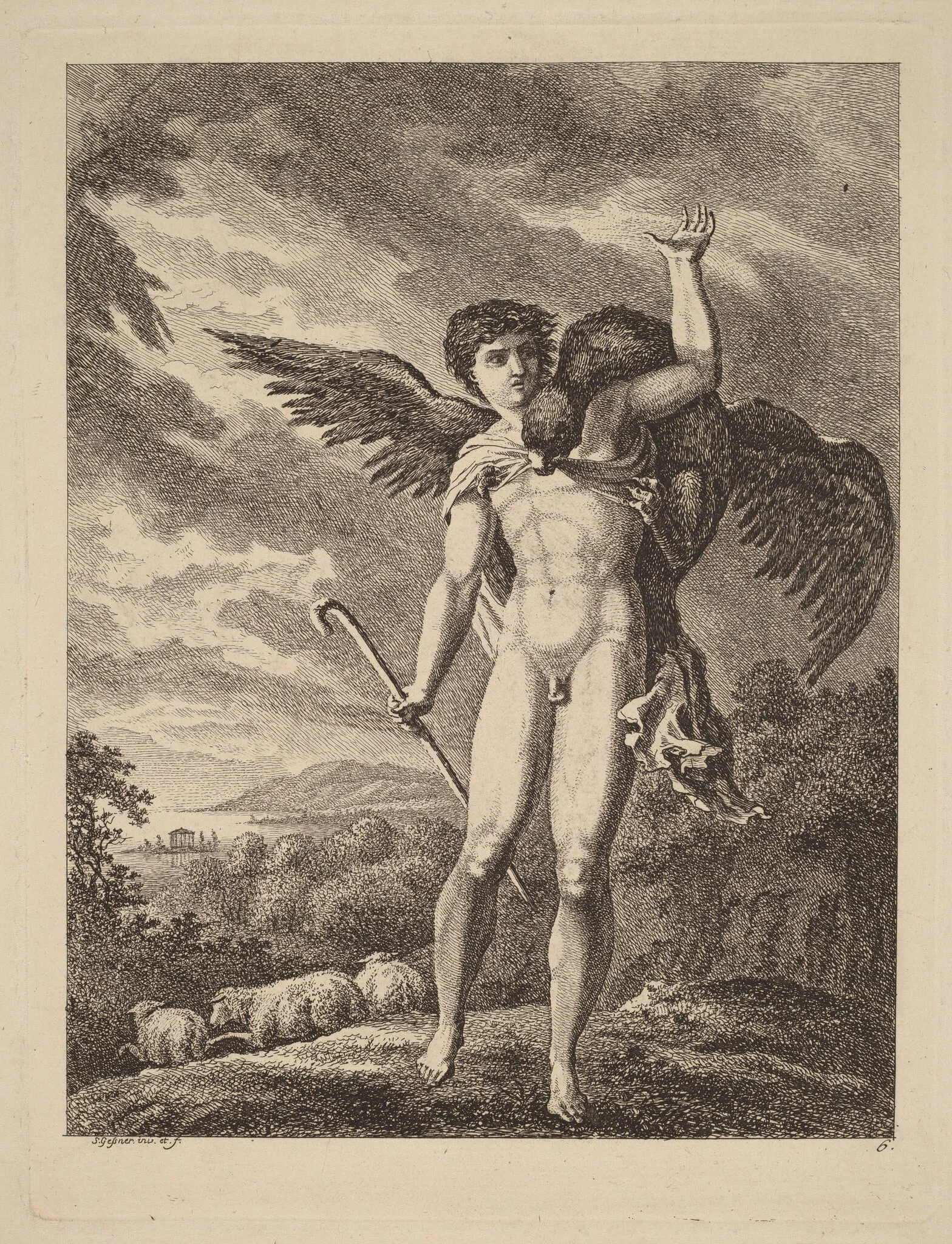 The Rape of Ganymede, detail