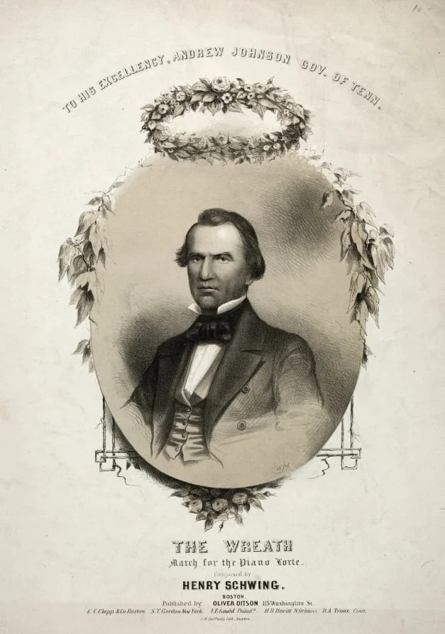The Wreath - Sheet Music Cover, detail
