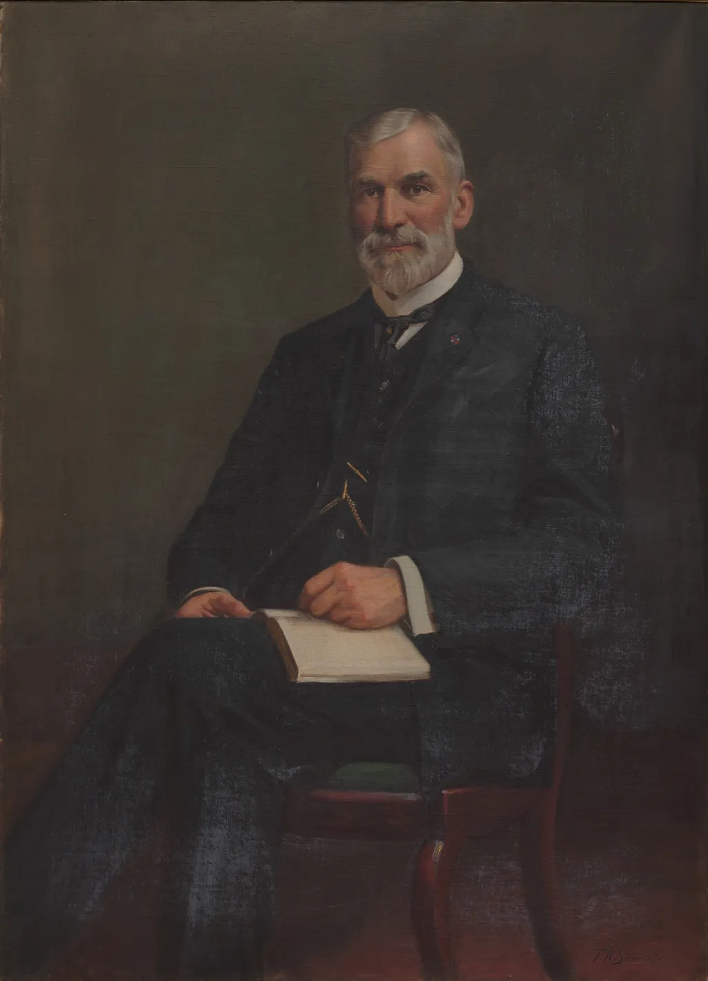 Henry C. Ranney, by Freeman Willis Simmons, oil, 1913