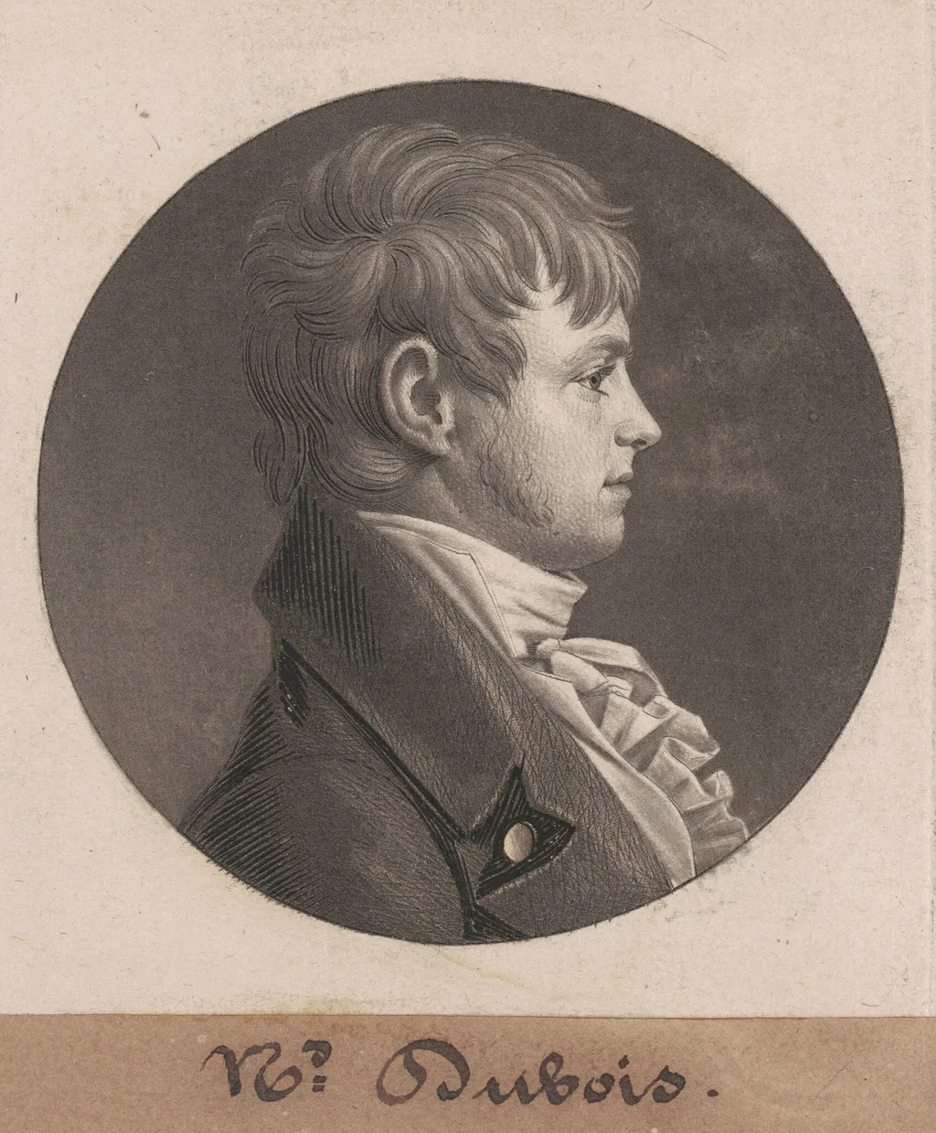 Nicholas DuBois, by Charles B. J. Févret de Saint-Mémin, ink, 1804