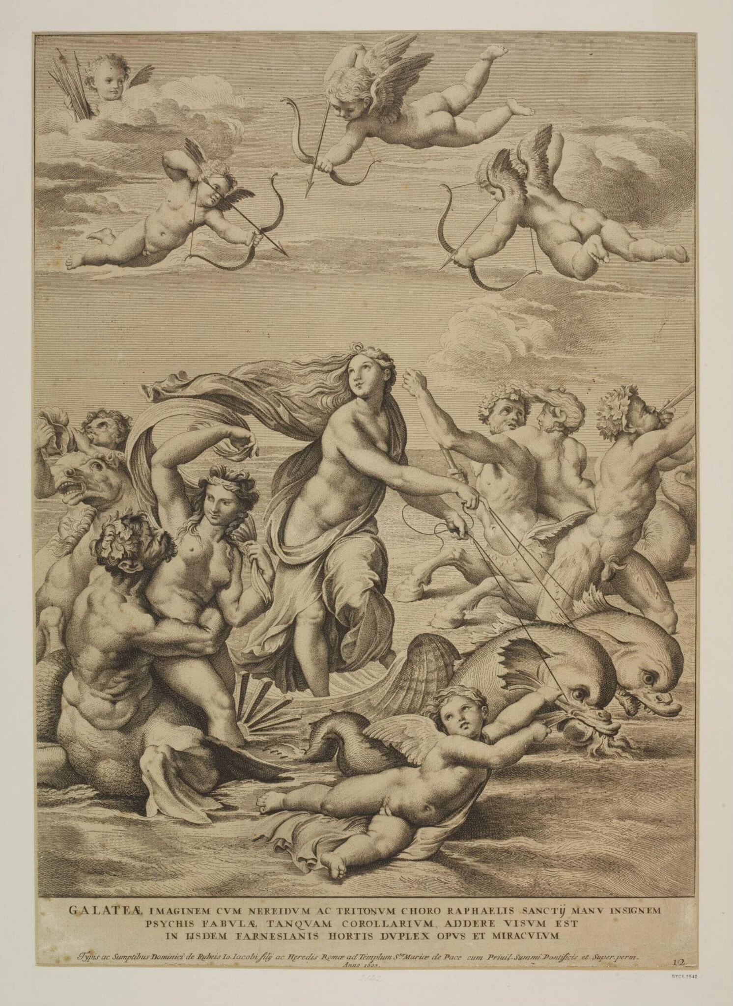 The Triumph of Galatea, detail