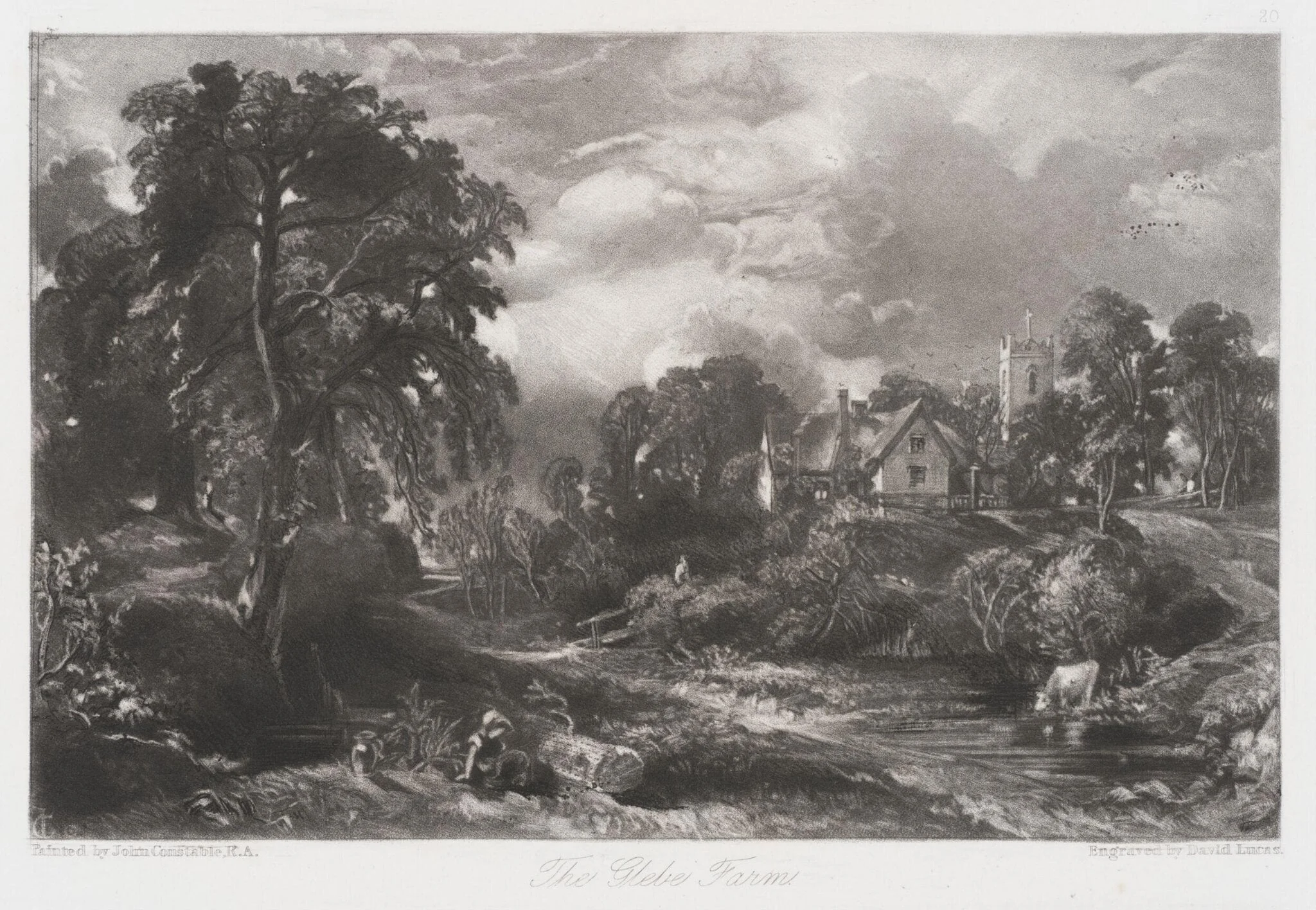 The Glebe Farm, detail