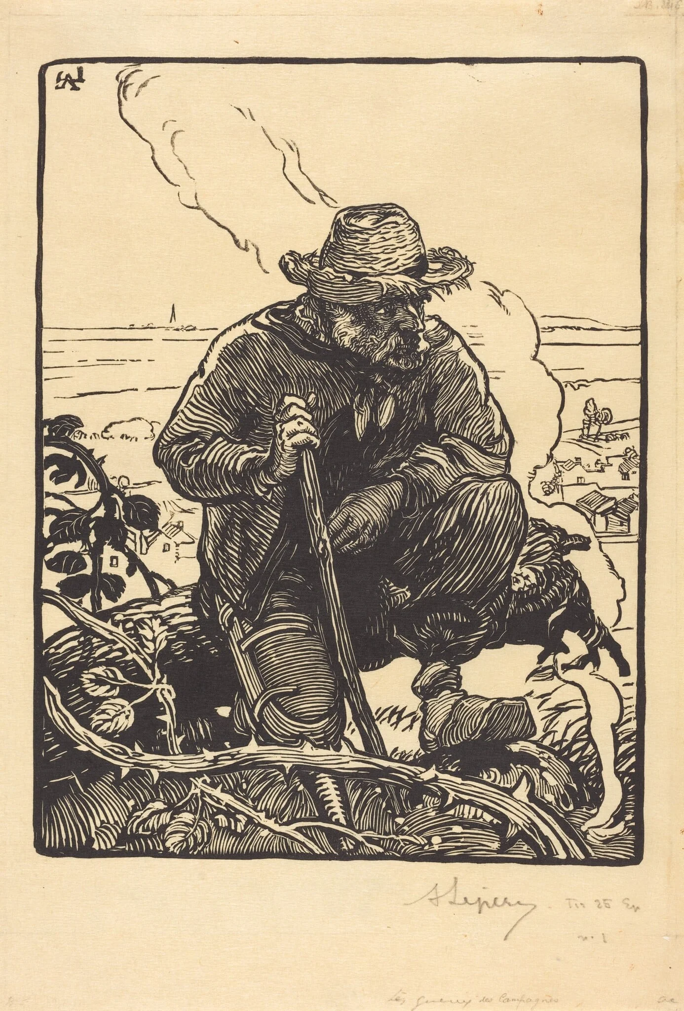 Le gueux des campagnes, detail