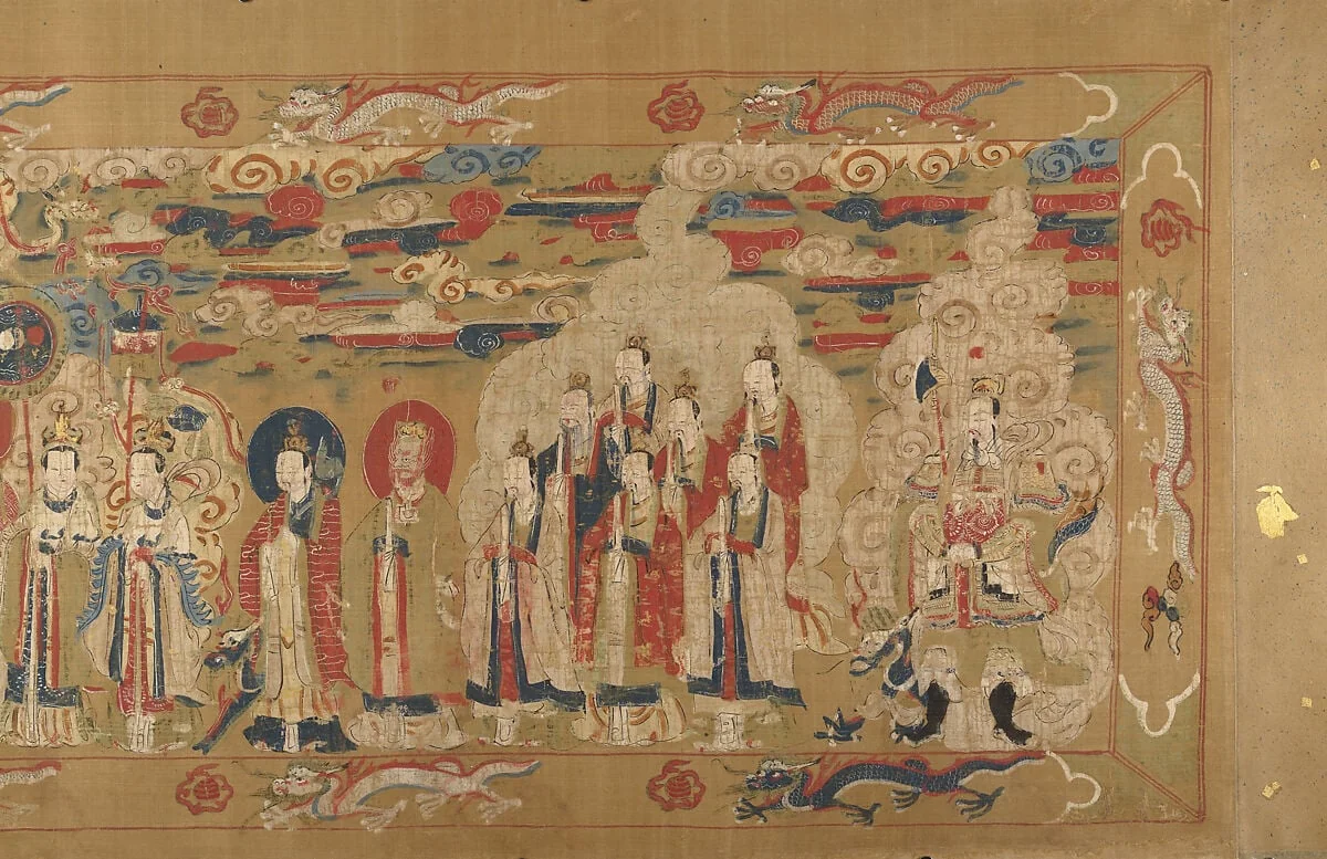 明 佚名 奉神圖 卷|Canonization scroll of Li Zhong, detail