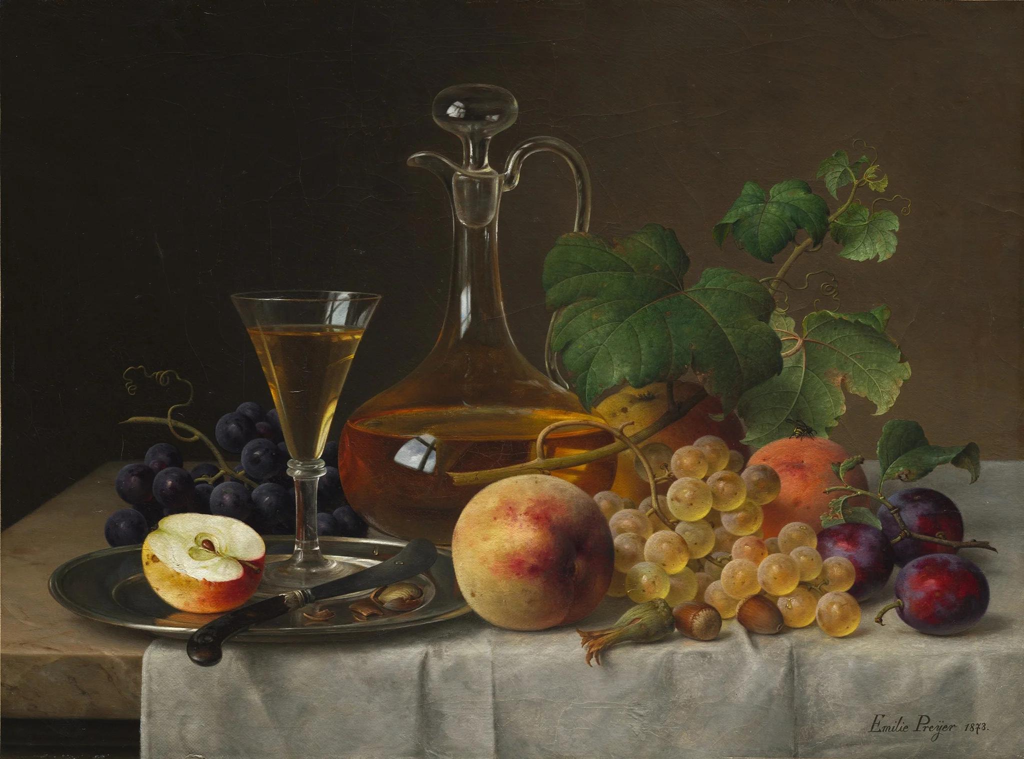 Still Life with Fruit, detail