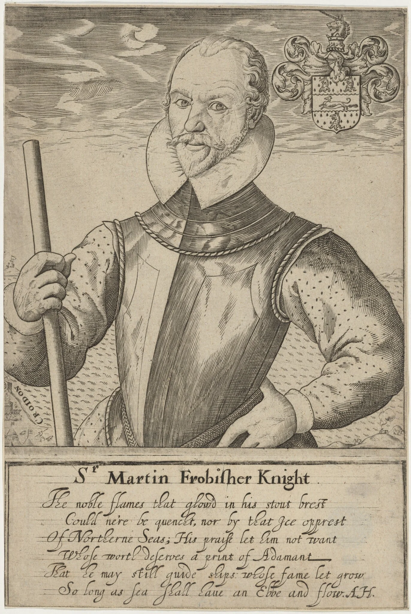 Sir Martin Frobisher, detail