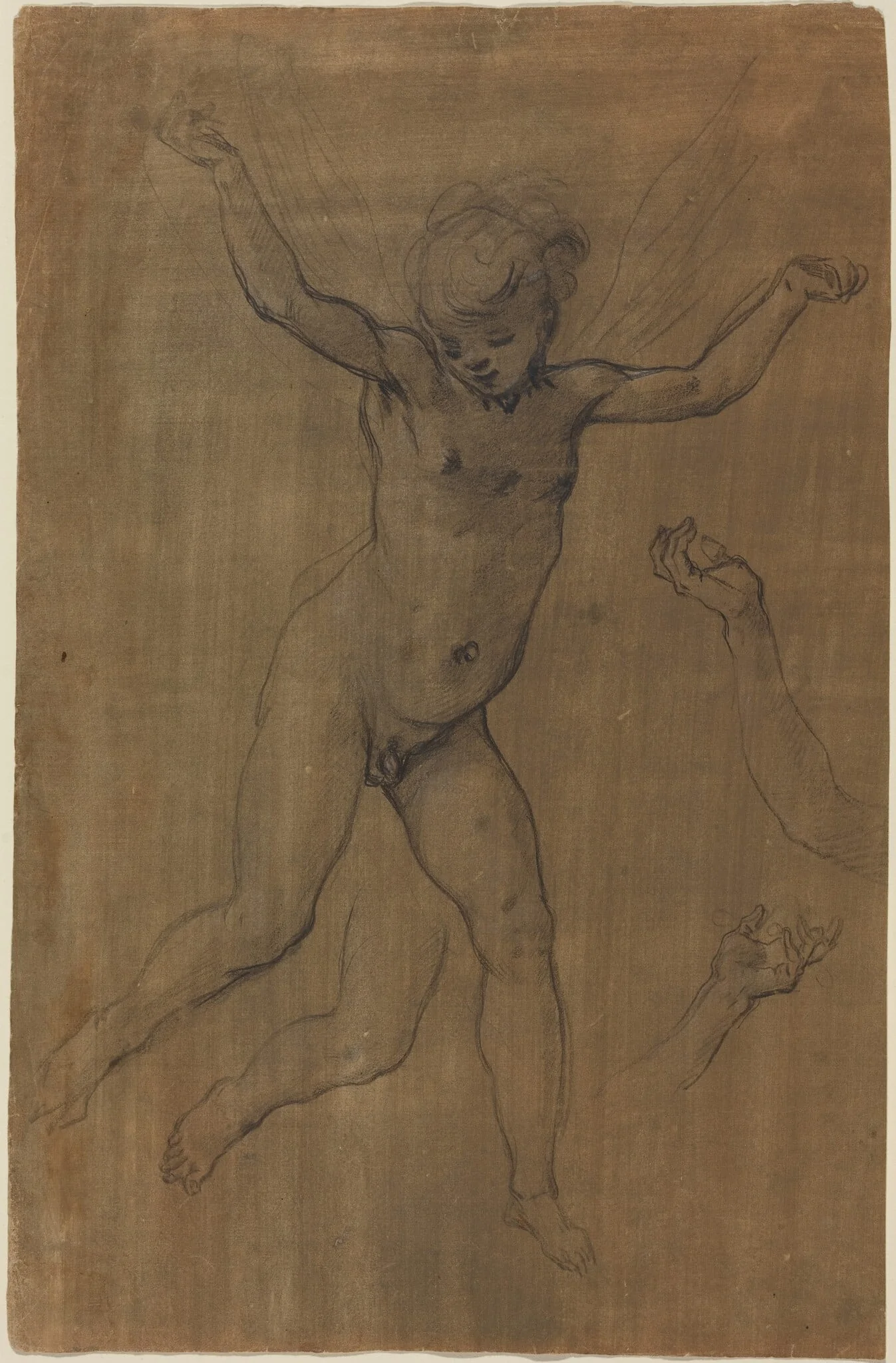 An Angel in Flight, detail