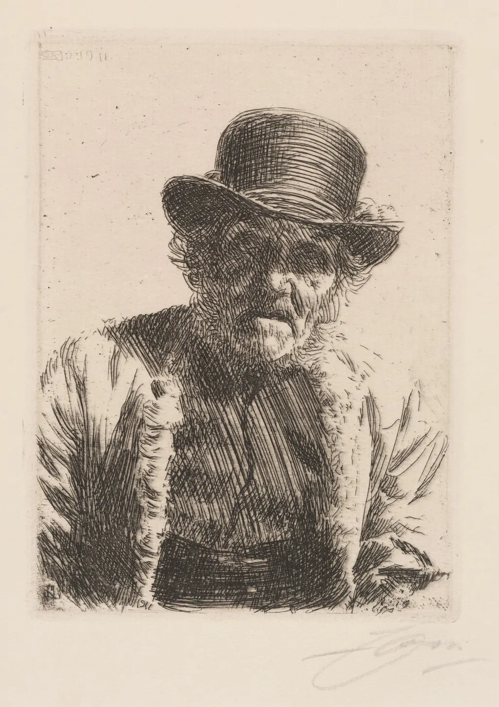 Beadle, by Anders Zorn, 1911