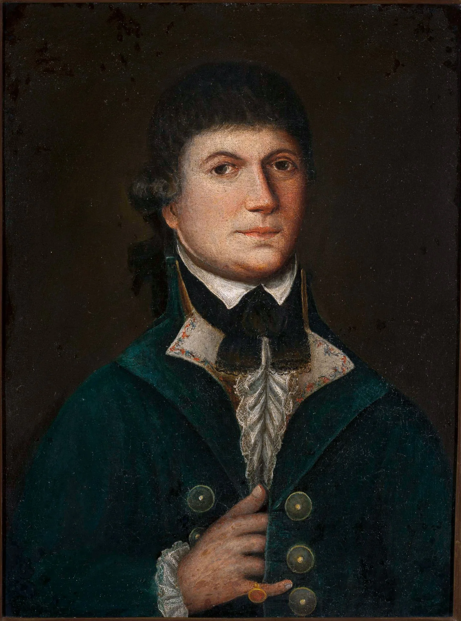 Portrait of Tadeusz Kościuszko, detail