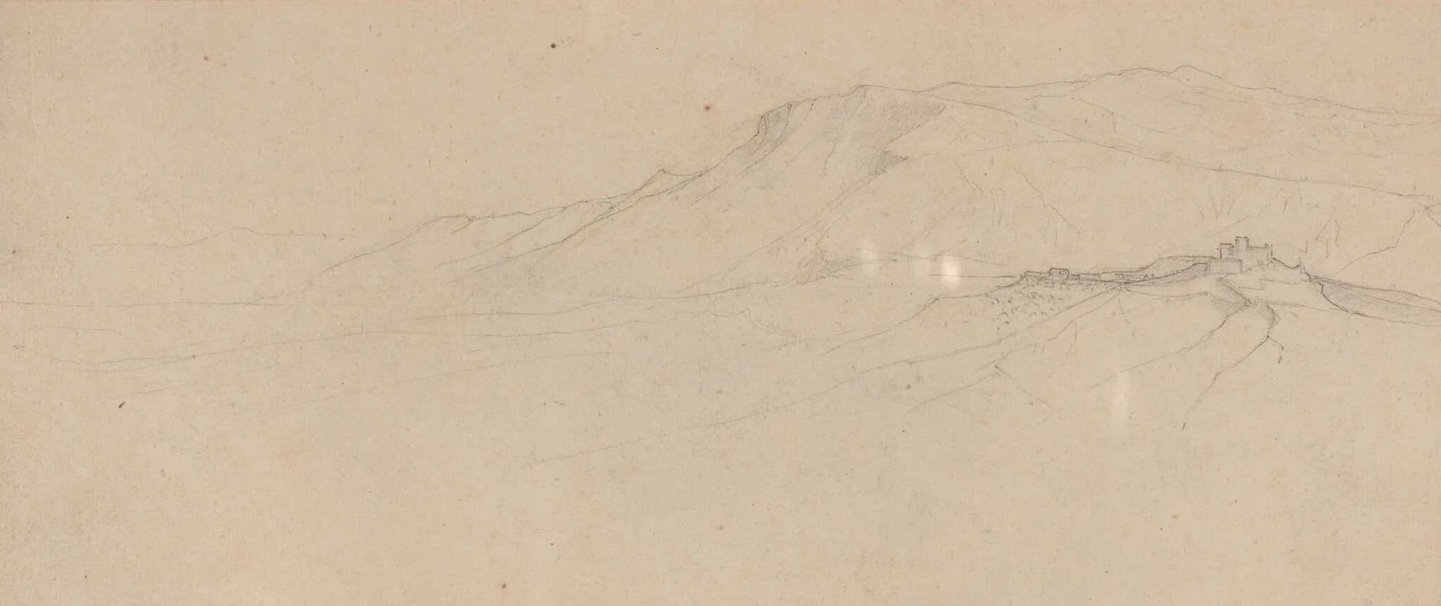 Italian Mountain Landscape, detail