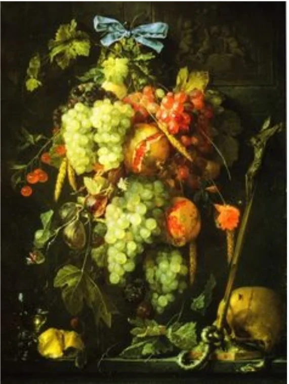 A Vanitas Still Life, detail