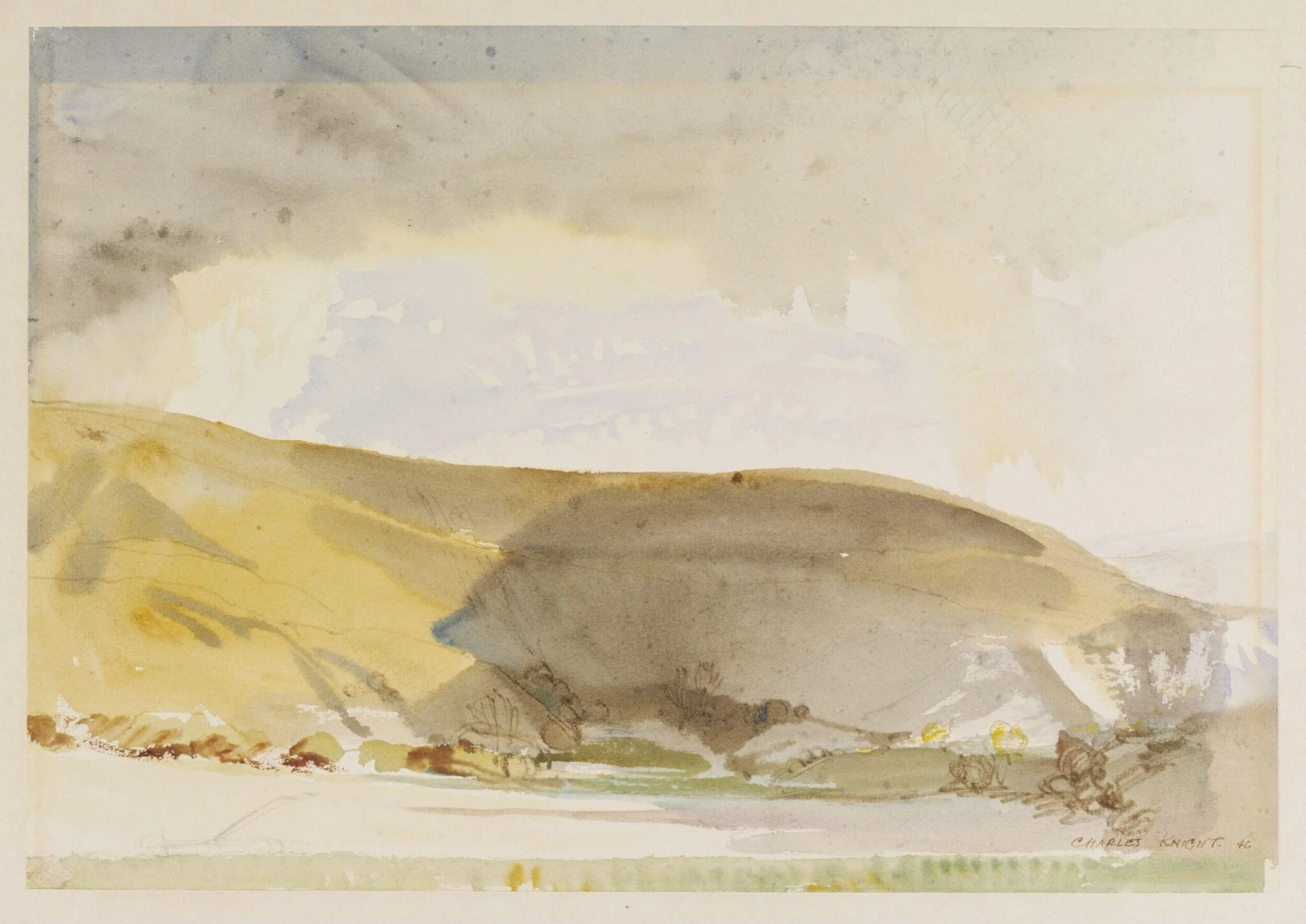 The Combe at Wick Farm, near Ditchling, detail