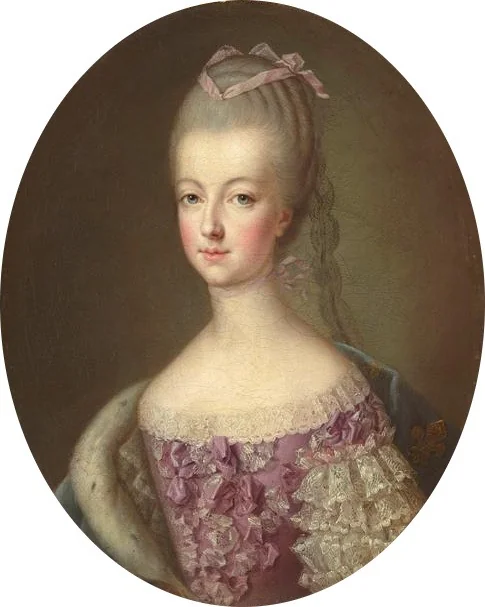 Marie Antoinette of Austria, Dauphine of France, ca. 1770, detail
